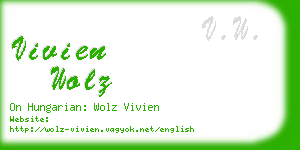vivien wolz business card